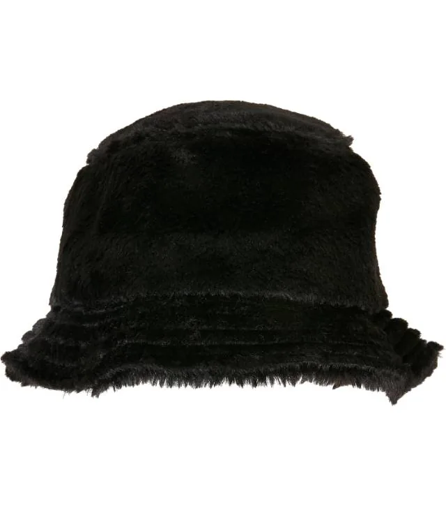Flexfit 5003FF – klobouk "Fake Fur", černá