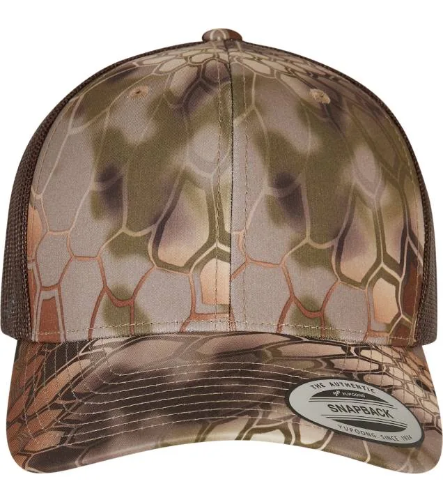 Flexfit 6606KR – 6 panelová kšiltovka Trucker "Kryptek®", typhon