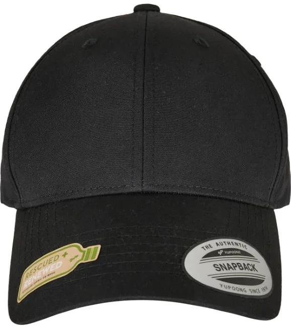 Flexfit 7706RS – 6 panelová Snapback kšiltovka "Recycled", černá