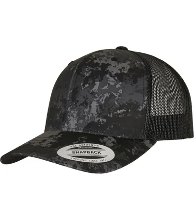 Flexfit 6606VC – 6 panelová Trucker kšiltovka "Veil Camo"