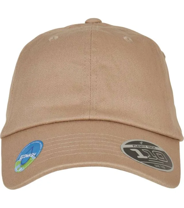Flexfit 110EC – 6 panelová kšiltovka "Alpha Eco Washing", khaki