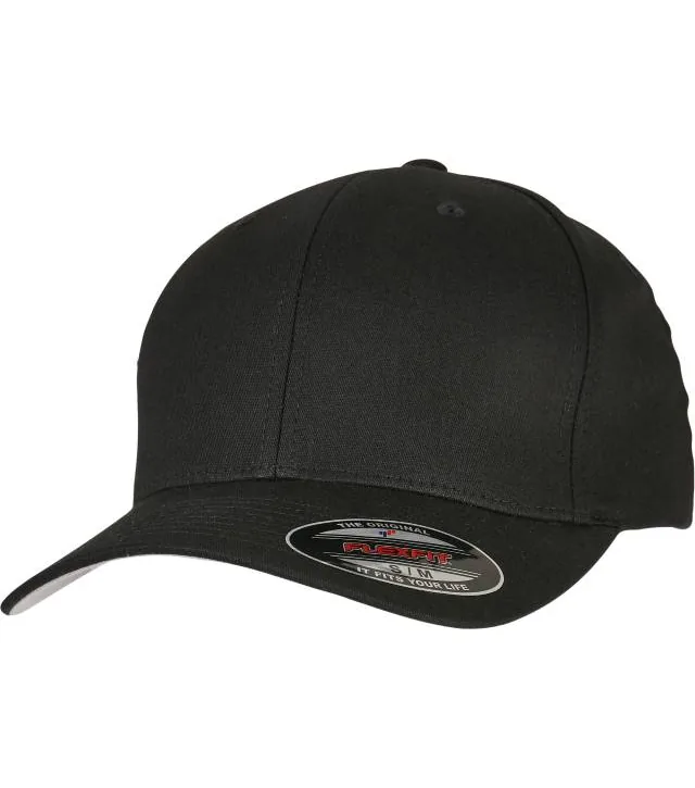 Flexfit 5001 – 6 panelová kšiltovka "V-Flexfit", černá