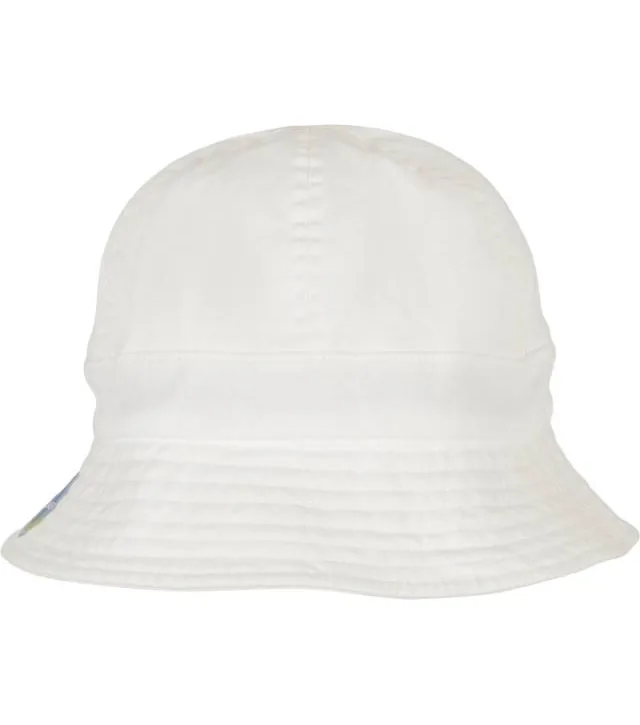 Flexfit 5005ET – klobouk "Eco Washing", bílá