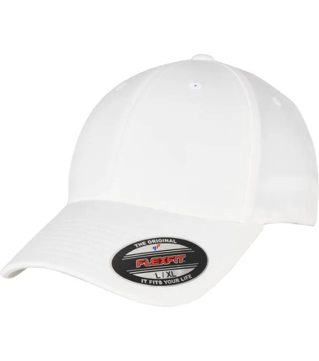 Flexfit 6277AS – 6 panelová kšiltovka "Alpha Shape", bílá