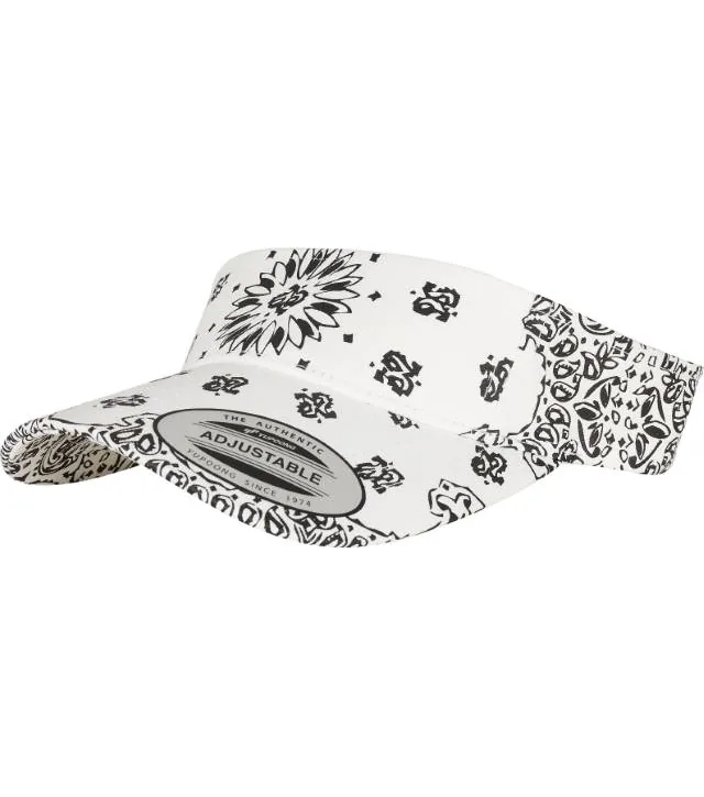 Flexfit 8888BP – sluneční kšilt "Bandana", bílá