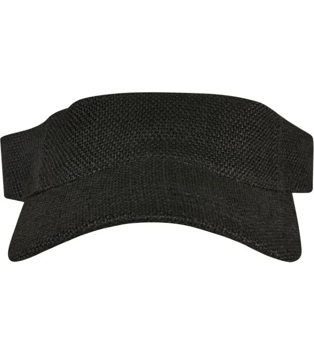 Flexfit 8888BV – sluneční kšilt "Bast", černá (black bast)