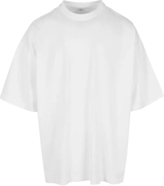 Build Your Brand BY 193 – pánské oversize tričko "Huge Tee", bílá
