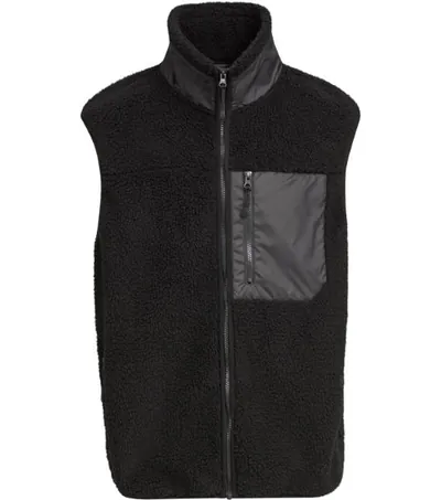 Build Your Brand BY 407 – unisex fleecová vesta "Bonded Sherpa"