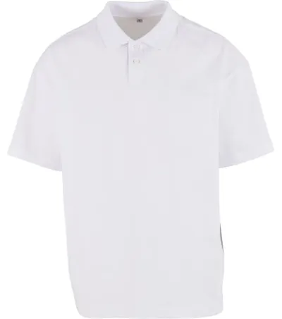 Build Your Brand BY 421 – pánské piqué polo z těžké bavlny "Oversize"