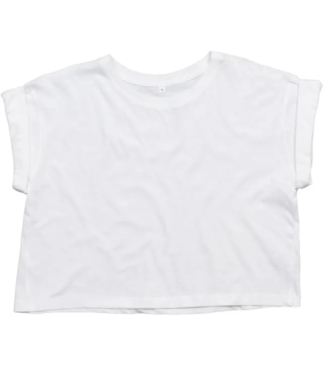 Mantis M 96 – dámský crop top, bílá
