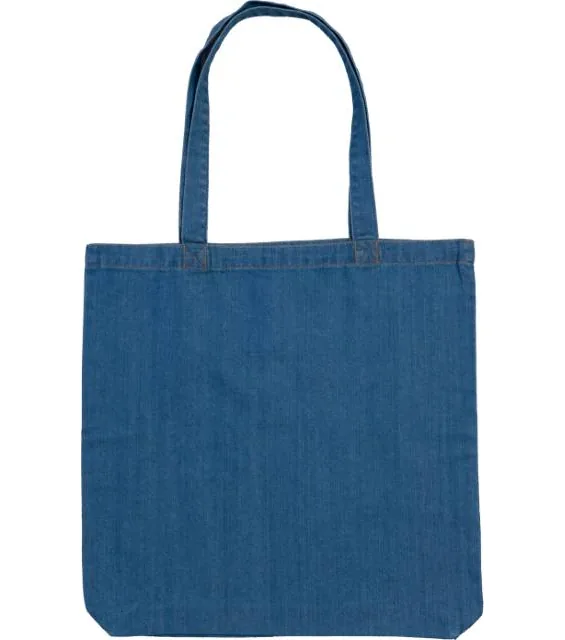 Mantis M 195 – denim nákupní taška, modrá