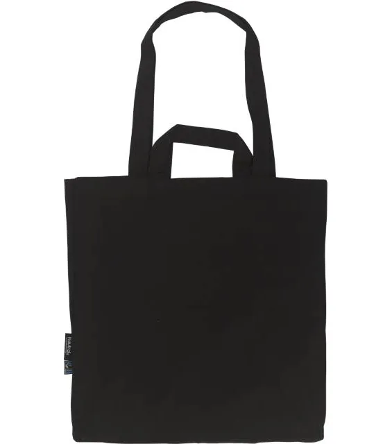 Neutral O 90030 – fairtrade keprová taška z bio bavlny, černá
